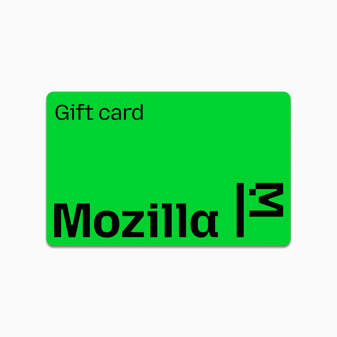 Mozilla store gift card