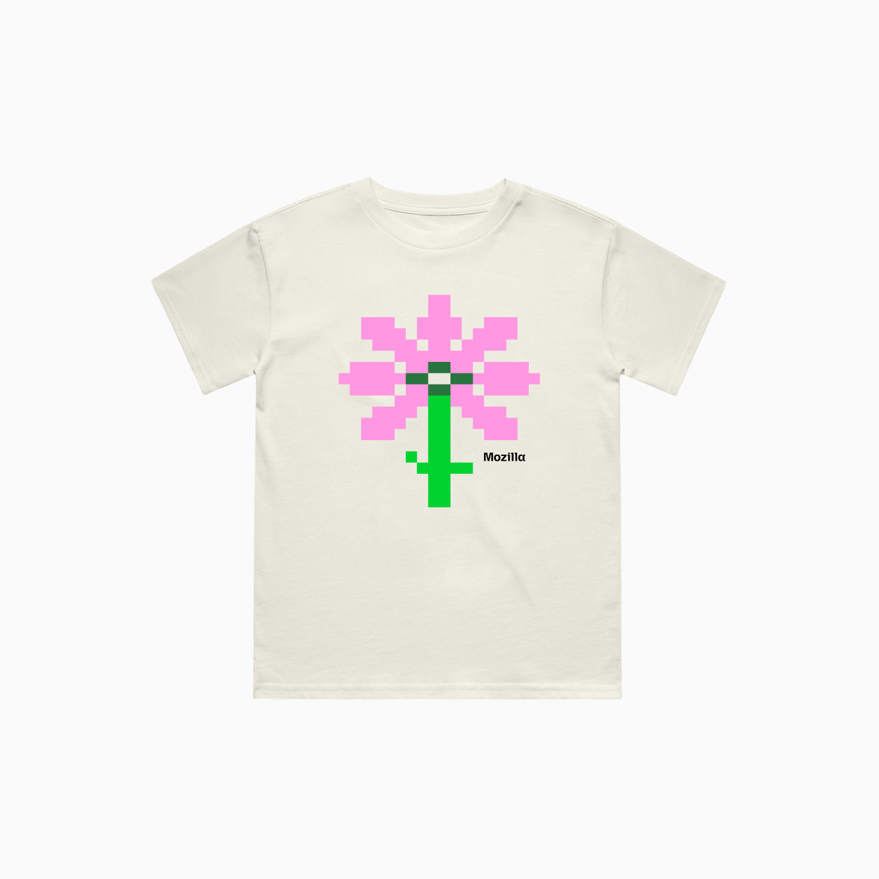 (Kids) Mozilla flower t-shirt