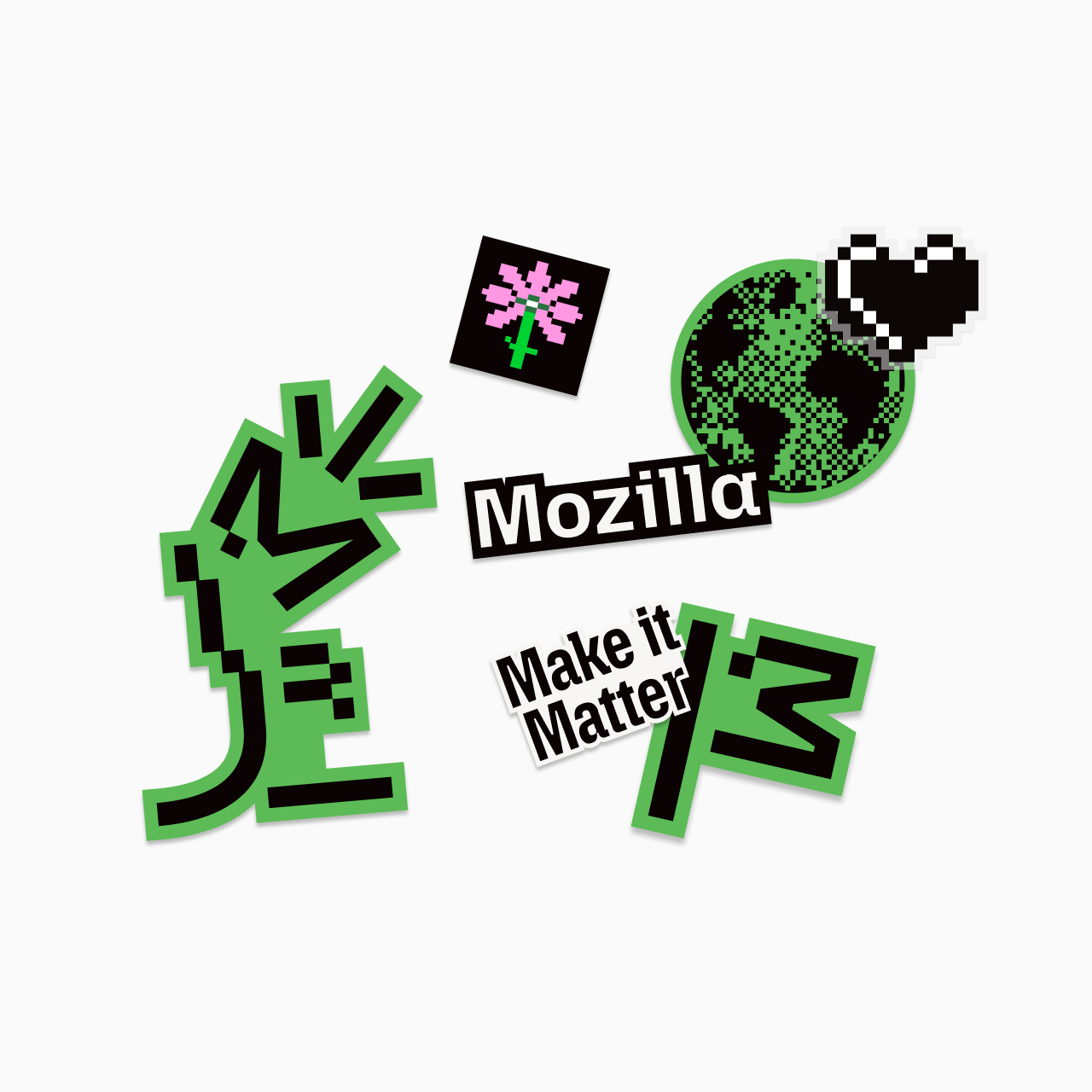 Mozilla sticker pack