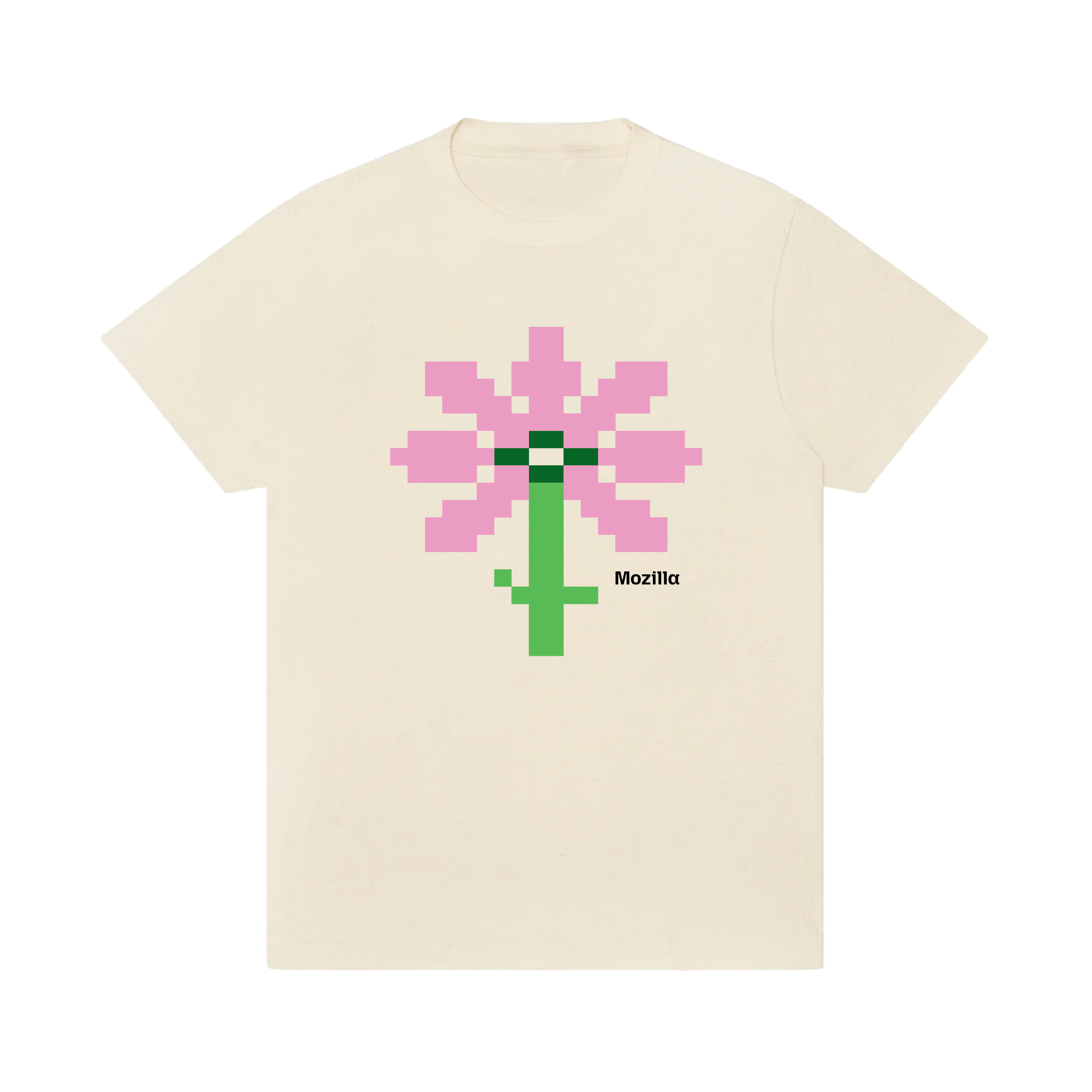 Mozilla flower t-shirt